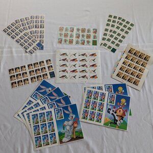 Stamp Collection 1997 32-Cent Bundle of 15 Books Total of 240 Stamps